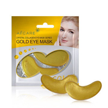 Accesorios para mascarillas Aceite esencial Gel de colágeno de oro de 24 quilates Máscara de tratamiento de ojos para ojos secos Máscara de ojos antiarrugas